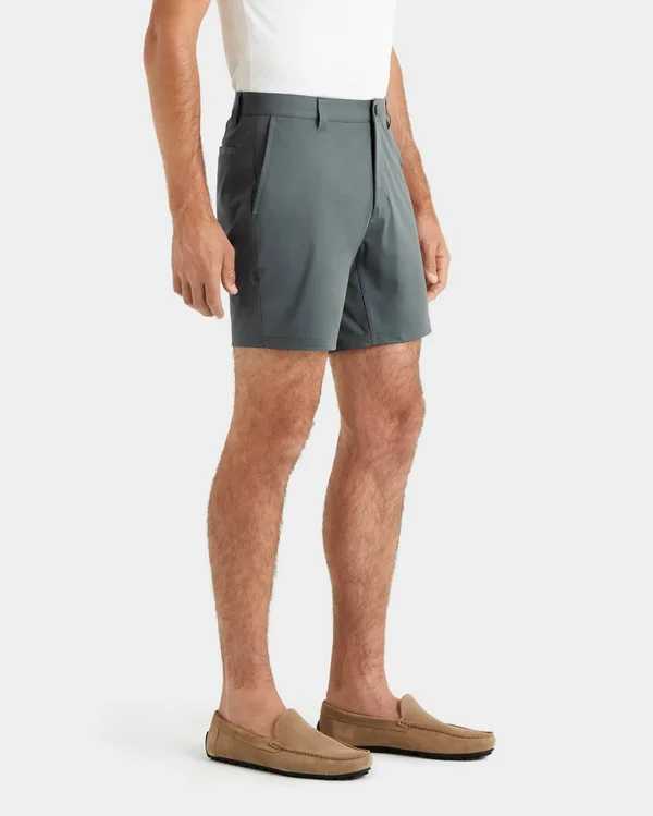 Men's Golf Shorts, Rhone 7x22 Commuter Short, Blue Grouper, 34