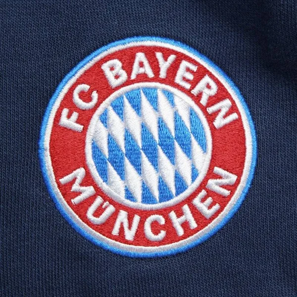 Bayern Munich Adidas Club Full-Zip Hoodie - Navy