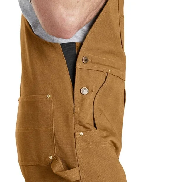Carhartt Men's R01 Duck Bib Overalls (46x34 Navy)