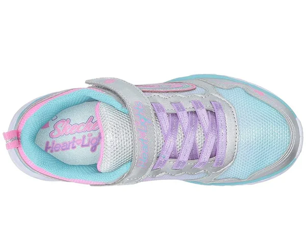Skechers Girls& S Lights Heart Lights Love Spark Sneaker