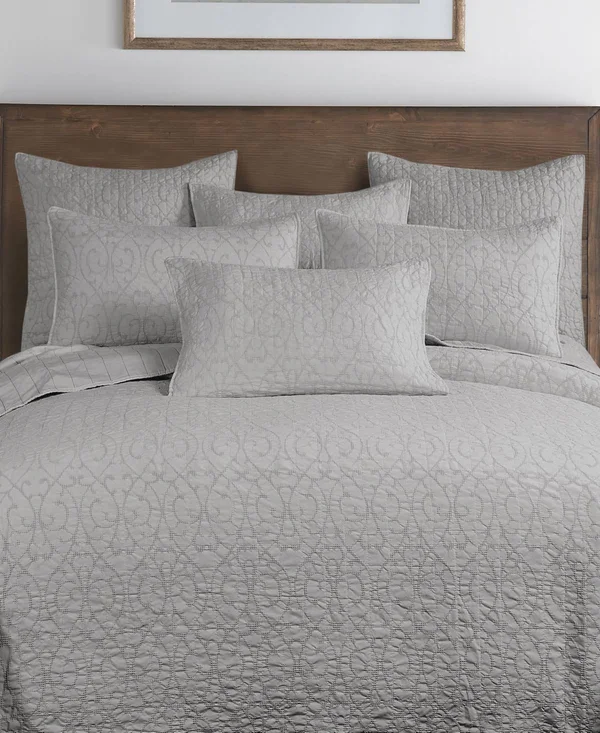 Homthreads Beckett Bedspread Set - King - Gray