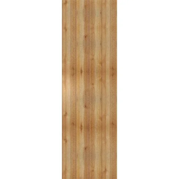 Ekena Millwork RBJ06S21X070RWR 21 1/2x22W x 70x22H TimberCraft Four 5 3/8x22 Boards Joined Board-n-Batten Shutters - Rough Sawn W