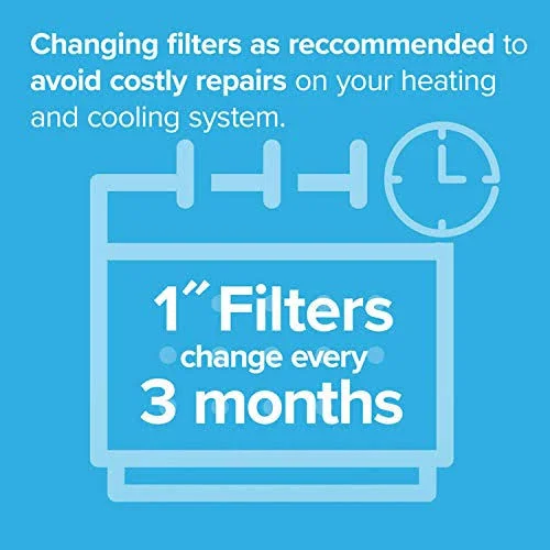 Filtrete 14x25x1 - AC Furnace Air Filter, MPR 600, Clean Living Dust Reduction, 6-Pack