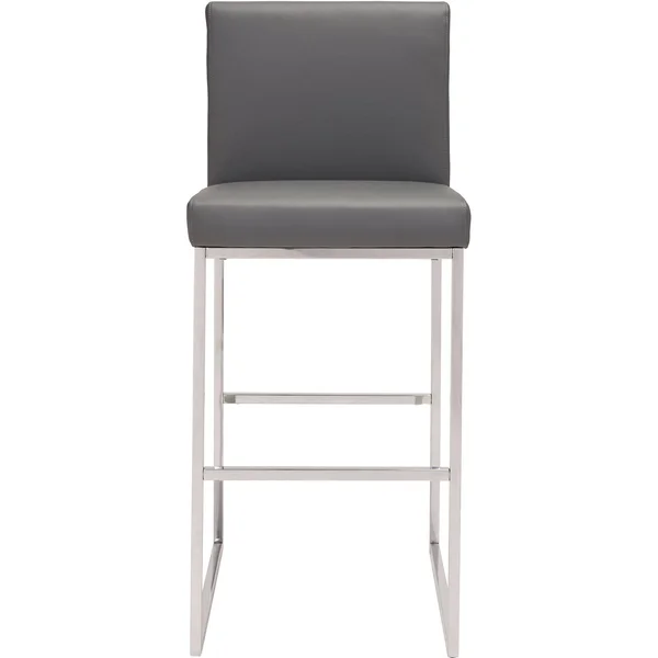 Zuo Modern Genoa Barstool Gray
