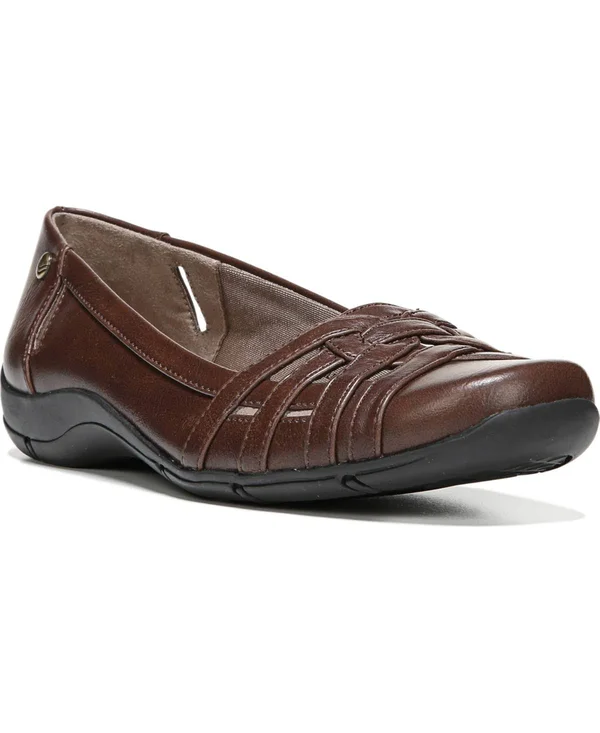 LifeStride Diverse Women's Flats - Dark Tan - 9.5 Wide