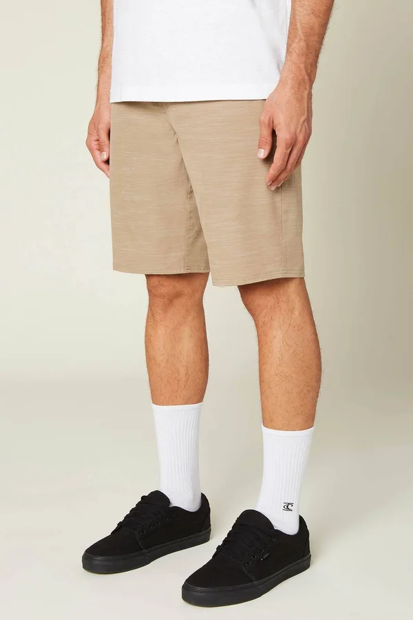 O&Neill Locked Slub Hybrid Shorts Men's Khaki, 33