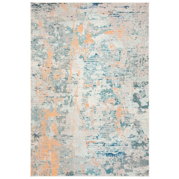 Safavieh Madison Gully Modern Abstract Rug - 6&7x22 x 6&7x22 Square - Grey/Blue