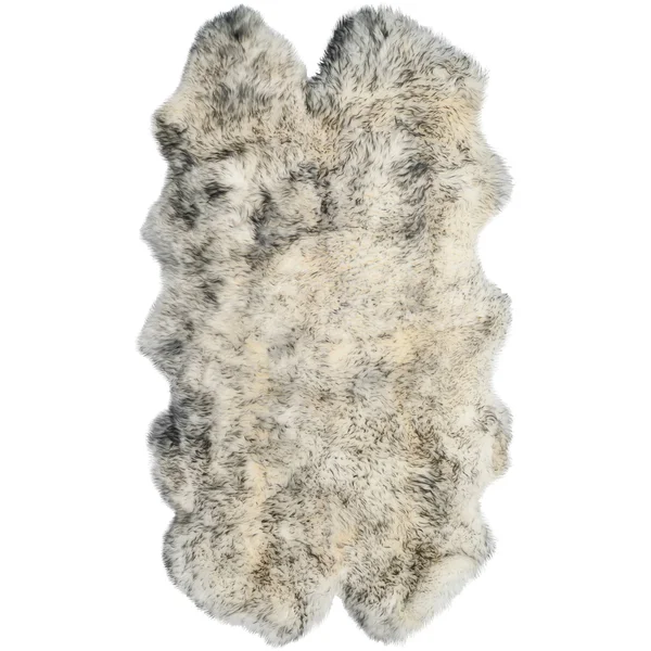 Safavieh Sheep Skin SHS121C Midnight Black Rug 2& x 6& Runner
