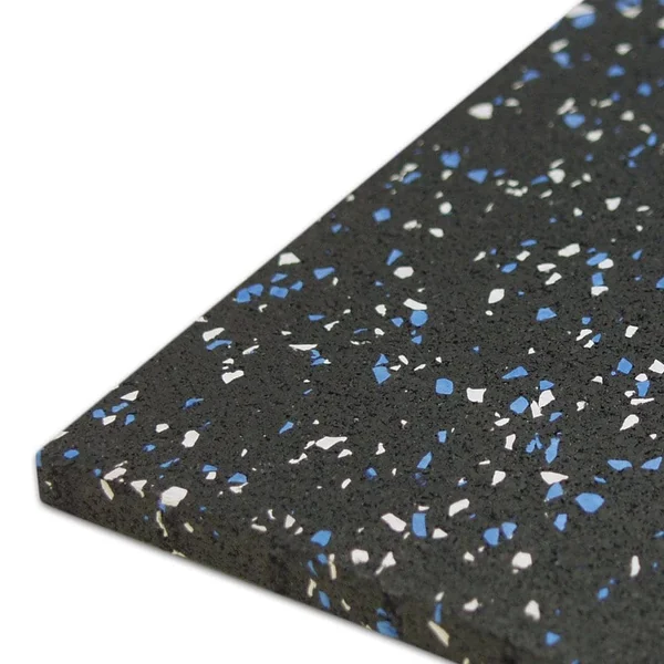Rubber-Cal Elephant Bark Rubber Flooring Mat - Candy Corn 84 x 48 x 0.38 in.