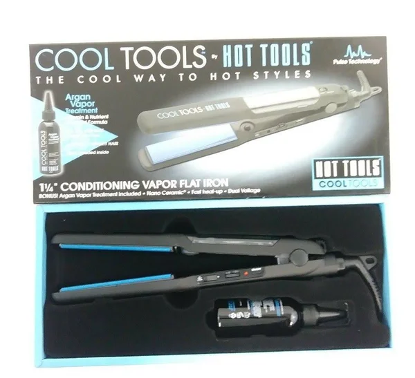 Hot Tools Cool Tools 1 1/4x22 Conditioning Vapor Flat Straightening Iron