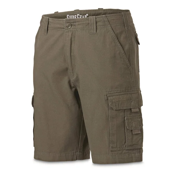 Guide Gear Men's Outdoor Cargo Shorts, Male, W36 L6, Olive