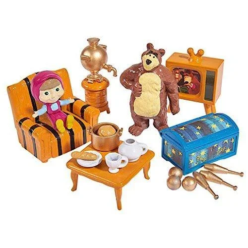 Simba 109301632 Masha Bear&s House Playset, Multicolor