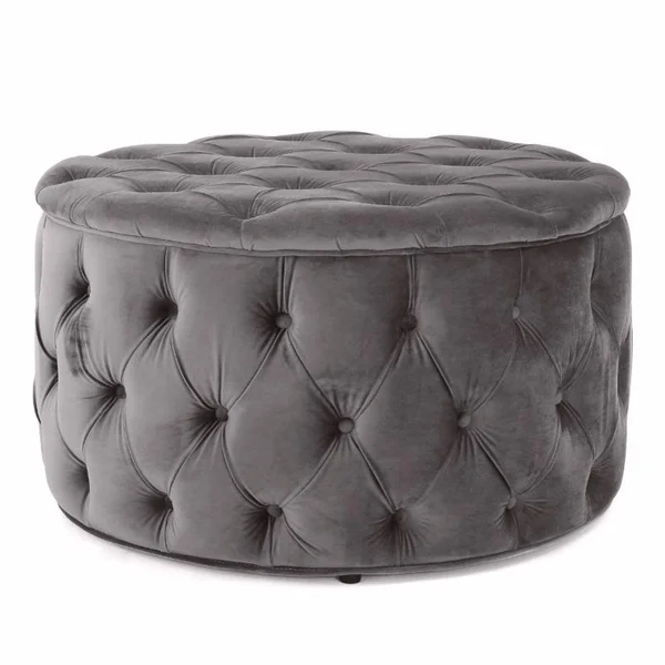 Elbaf New Velvet Ottoman
