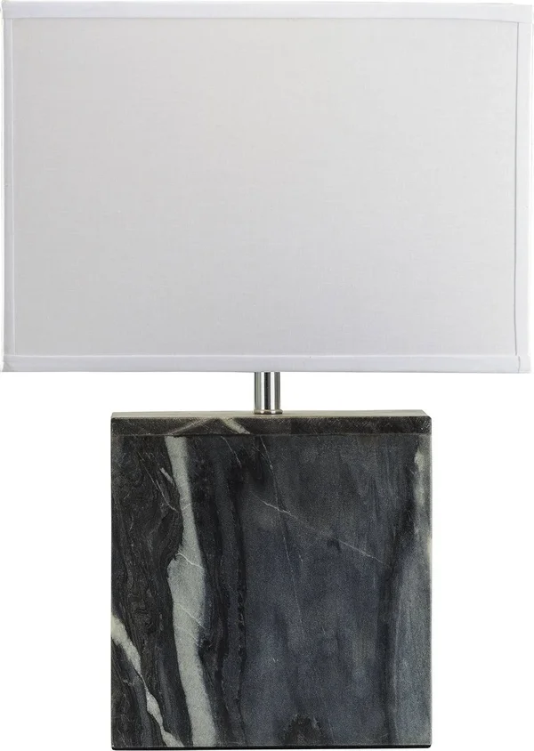 Dimond 8989-007 Grey Marble Square Table Lamp