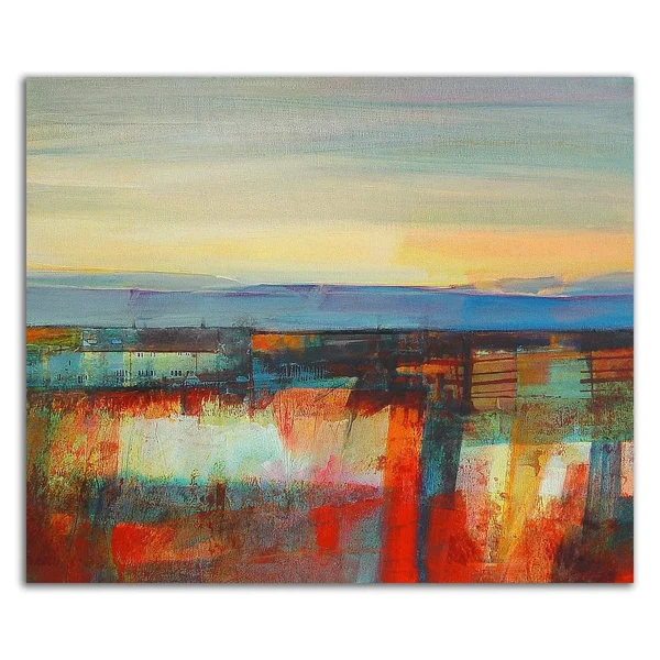 15x22 x 18x22 Early Morning Light-Wadsworth Moor by Kate Boyce Print on Canvas