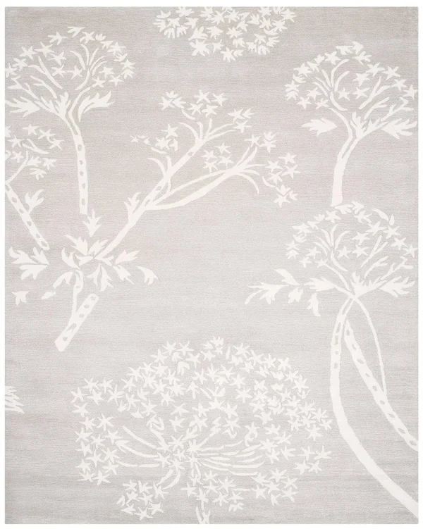 Safavieh Bella Rug BEL131 Slate, Ivory 2& 6x22 x 4& 0x22