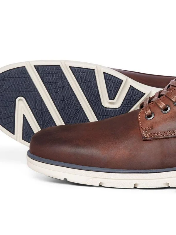 Jack & Jones Fwtubar Leather STS - Brown - Casual Boots