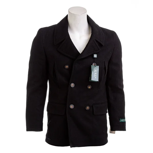 Lauren Ralph Lauren Men's Wool Blend Peacoat