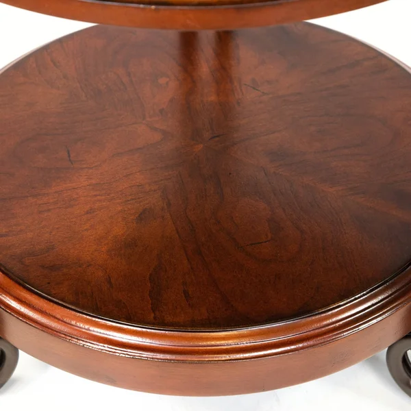 Furniture of America Raiz Traditional Cherry Solid Wood Side Table, Brown