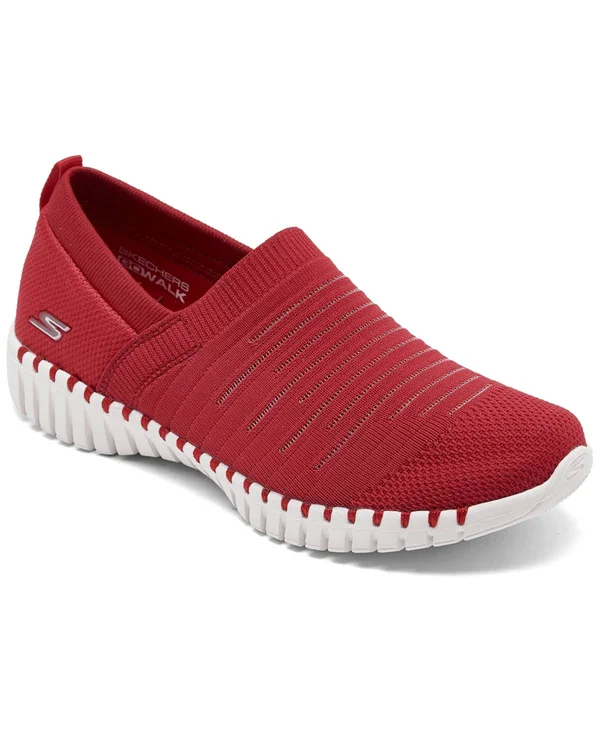 Skechers Women's GOwalk Smart Wise Slip-On, Red