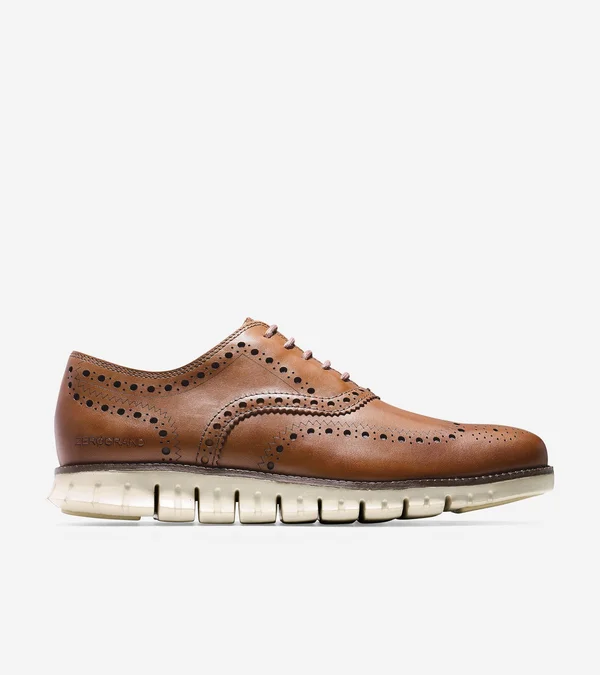 Cole Haan Men's Zerogrand Wing Oxford, British Tan, 7 M US