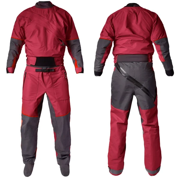 Level Six Women's Freya Front Entry Drysuit - XL, Beet Red