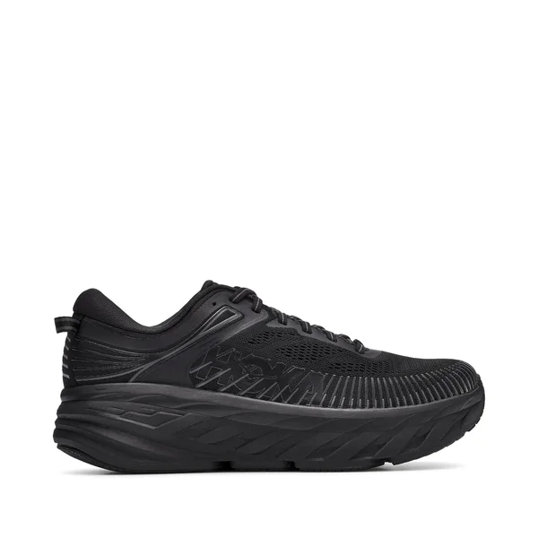 Hoka One One Women's Bondi 7 Shoe - 10 Wide - Lunar Rock, Black Iris
