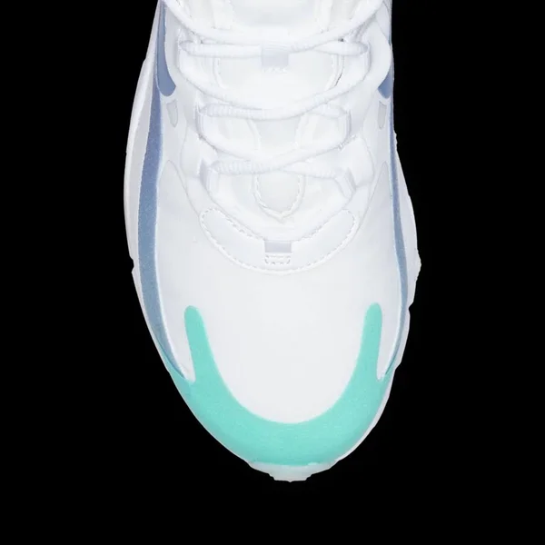 Nike Women's Air Max 270 React Casual Shoes in White Size 10.0