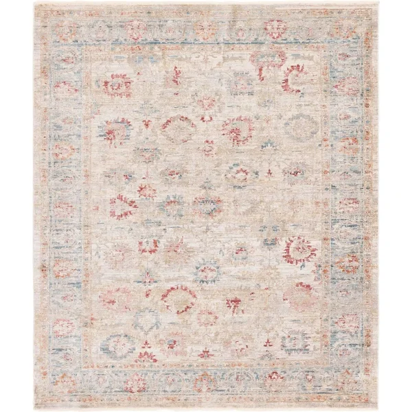 Noble Alexander Rug Red - Round 4& x 4&