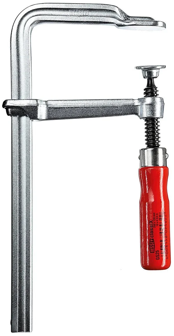 Bessey GS40 Classix GS All-Steel Screw Clamp, Red/Black, 400/120 mm