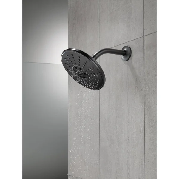 Delta Universal Showering H2Okinetic 3-Setting Raincan Shower Head 52688-SS Stainless
