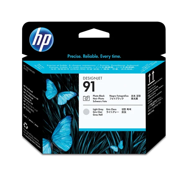 HP 91 (C9463A) Light Gray, Photo Black Printhead