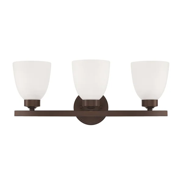 Capital Lighting 114331BZ-333 Jameson 3 Light Vanity, Bronze