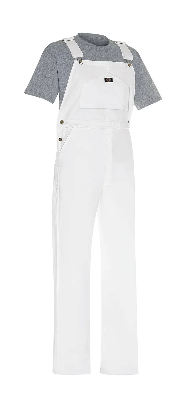 Dickies Painter&s Bib Overall, White