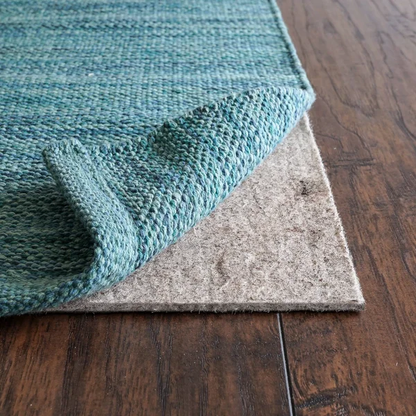RugPadUSA - Basics - 2&x10& - 1/8x22 Thick - Felt + Rubber - Protective Non-Slip Rug Pad - Cushioning Felt for Modest Comfort