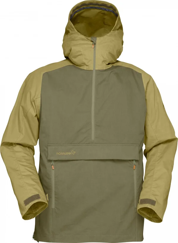 Norrona Svalbard Cotton Anorak Men's, Olive Drab, XL