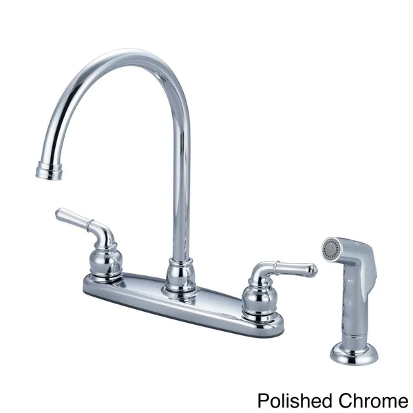 Olympia Faucets K-5342 Two Handle Kitchen Faucet - Polished Chrome