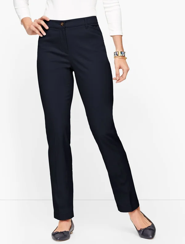 Petite - The Perfect Chinos Pants - Curvy Fit - Indigo - 6 Talbots