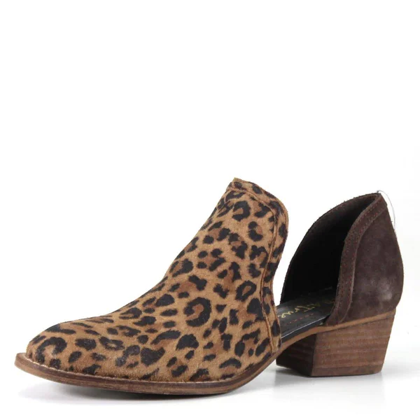 Diba True Women's Shy Town Bootie, Tan/Cognac Suede/Leather