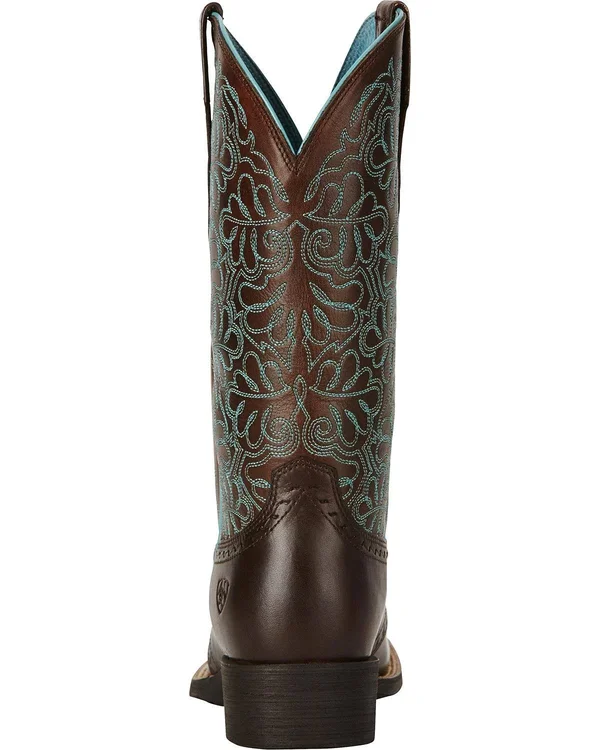 Ariat Womens Round Up Remuda Dark Cowboy Boots
