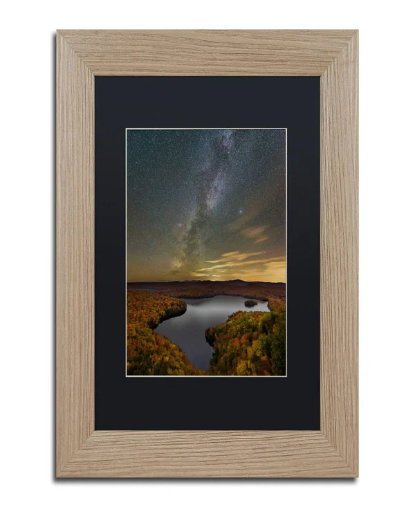 Trademark Fine Art &Harvest Sky& by Michael Blanchette Framed Photographic Print - Size: 14x22 H x 11x22 W x 0.5x22 D - Matte Col