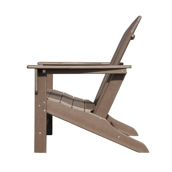 StarX Decor Teak Modern Plastic Outdoor Patio Adirondack Chair - 33.49x22×31.52x22×37.43x22 - Coffee
