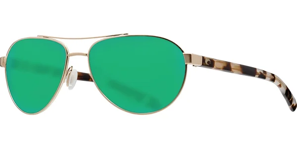 Costa Del Mar Fernandina 580P Sunglasses, Brushed Gold/Green