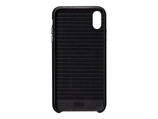 Sena Vista Leather Case with Stand for iPhone Xs Max Black