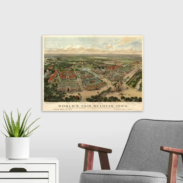 St Louis Worlds Fair - Canvas Wall Art, 24x18, Great Big Canvas