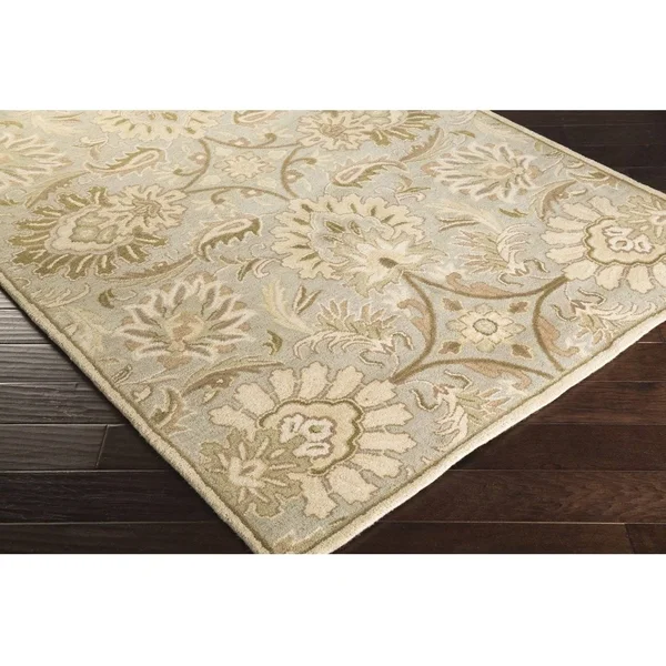 Art of Knot Vitrolles Olive Traditional 8& x 11& Area Rug