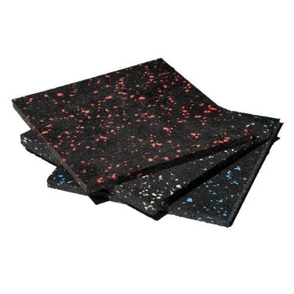 Survivor SportFloor Interlocking Isometric Black 24 in. x 24 in. x 0.25 in. Rubber Gym/Weight Room Flooring Tiles (32 Sq. ft.) (