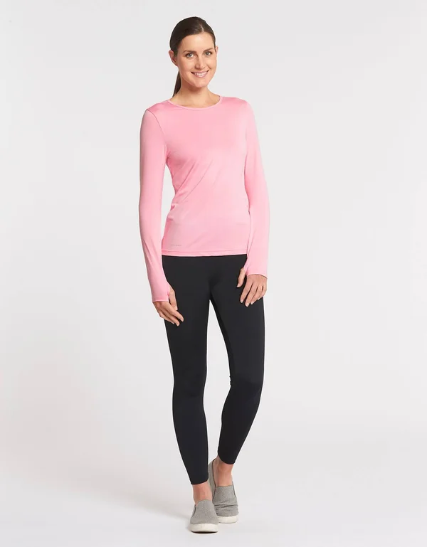 Sun Protective Long Sleeve T-Shirt for Women UPF 50+ - UV Protection White