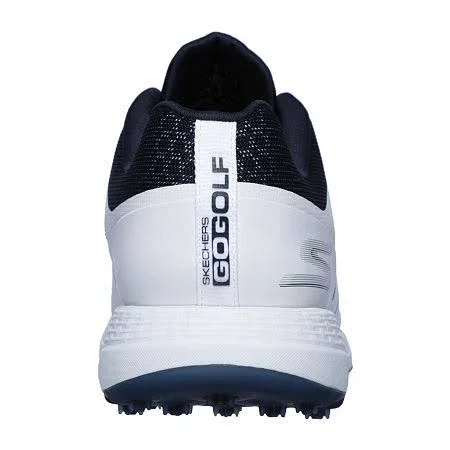 Skechers Men's Go Golf Max Golf Shoes, White, Navy, 8.5
