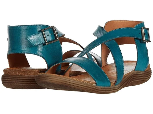 Miz Mooz Margarita Women's Ankle Strap Sandal Marine Size 36